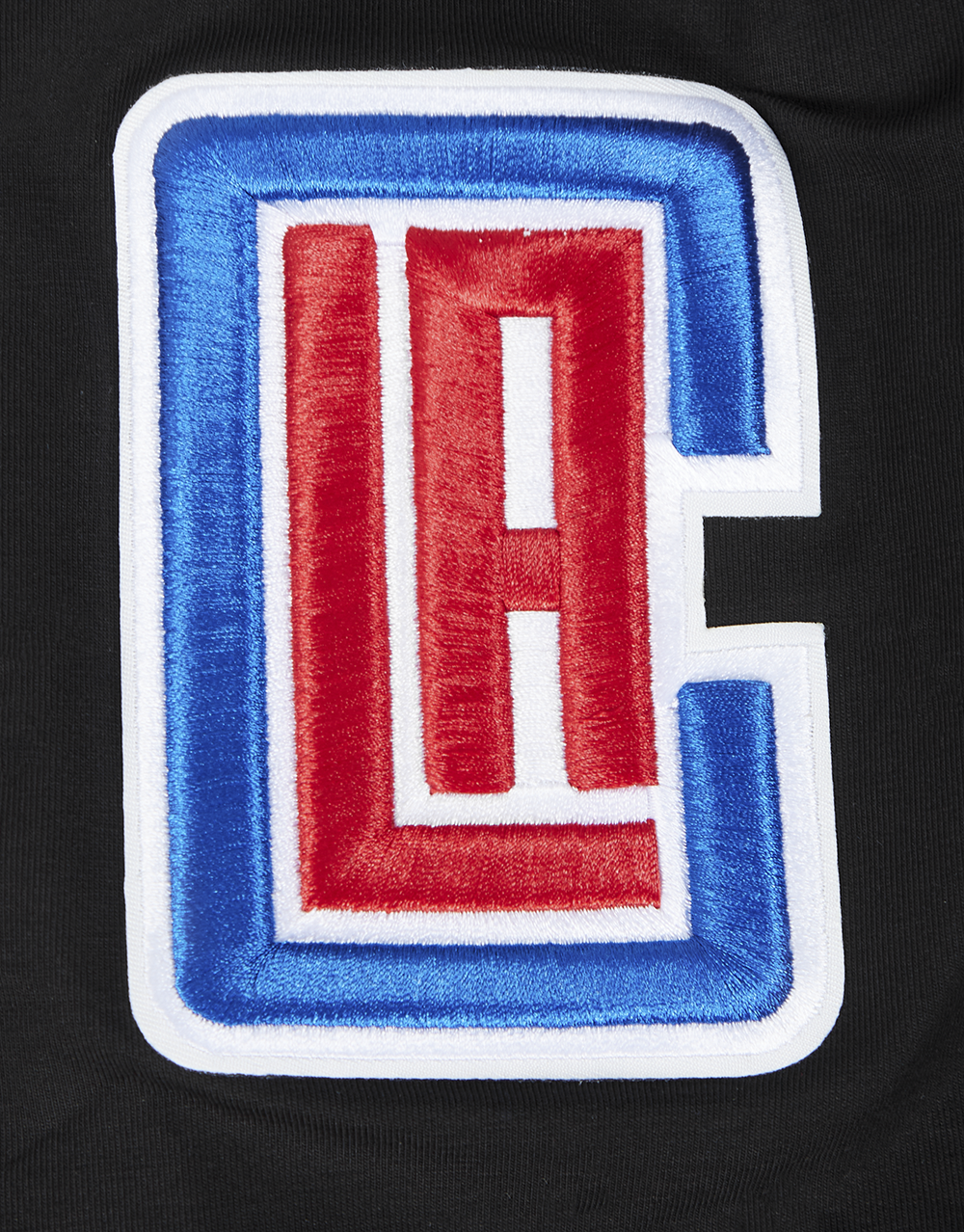 NBA LOS ANGELES CLIPPERS CLASSIC CHENILLE T-SHIRT POUR HOMME (NOIR)