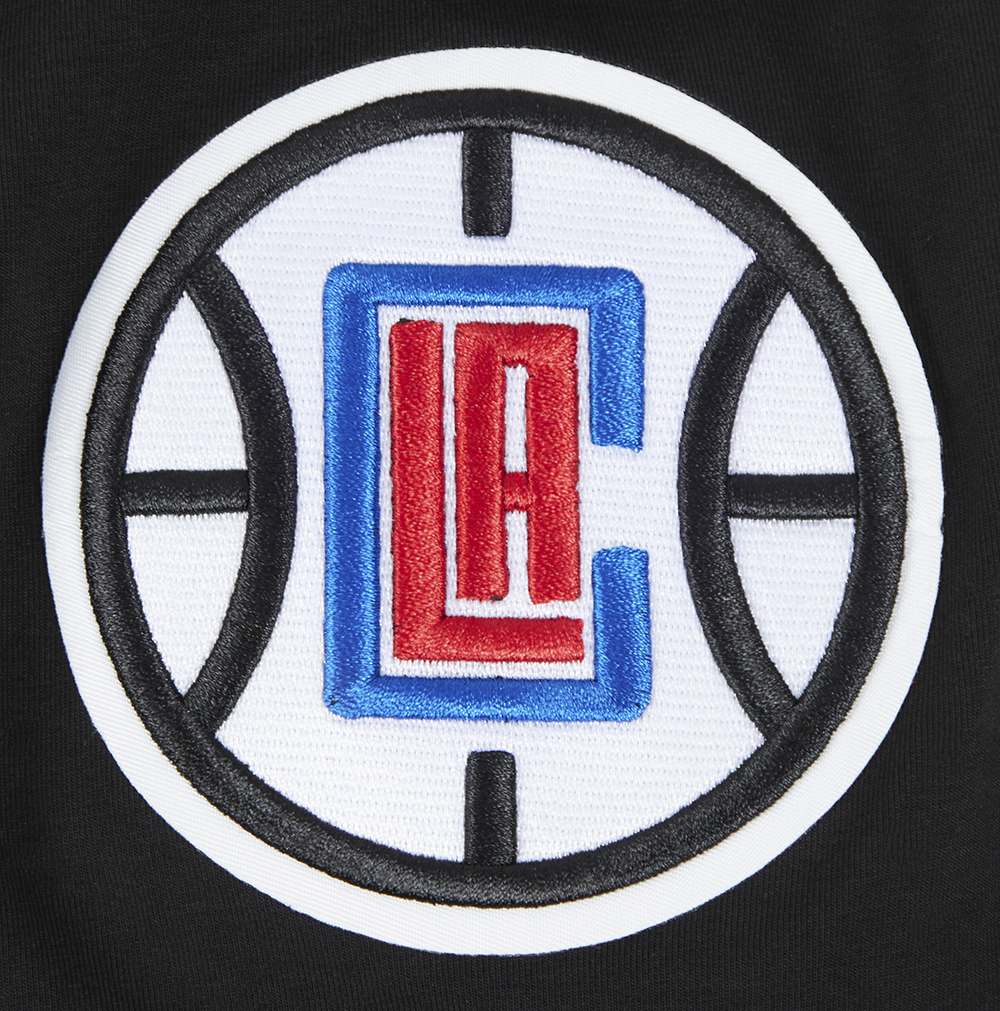 NBA LOS ANGELES CLIPPERS CLASSIC CHENILLE T-SHIRT POUR HOMME (NOIR)