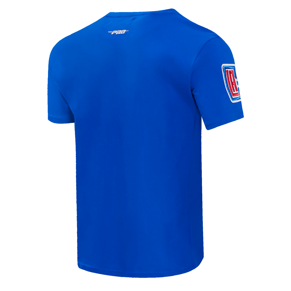 NBA LOS ANGELES CLIPPERS CLASSIC CHENILLE T-SHIRT POUR HOMME (BLEU ROYAL)