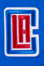 NBA LOS ANGELES CLIPPERS CLASSIC CHENILLE T-SHIRT POUR HOMME (BLEU ROYAL)