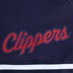 NBA LOS ANGELES CLIPPERS CLASSIC CHENILLE MEN'S DK SHORT (MIDNIGHT NAVY)