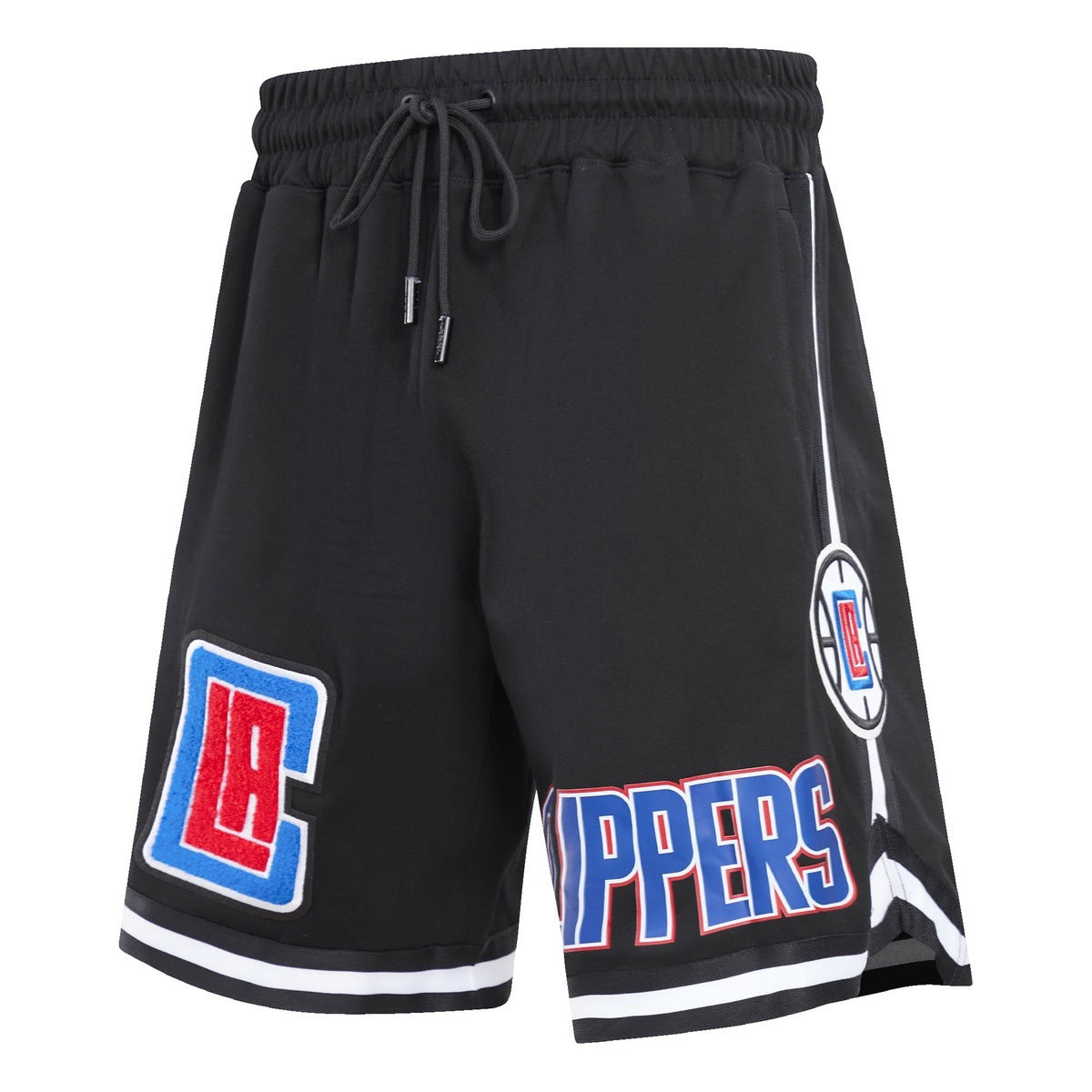 NBA LOS ANGELES CLIPPERS CLASSIC CHENILLE MEN'S SHORT (BLACK)