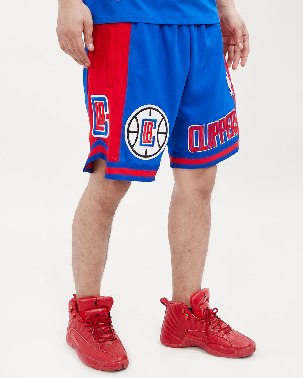 NBA LOS ANGELES CLIPPERS RETRO CLASSIC MEN'S 2.0 SHORT (ROYAL BLUE/RED)