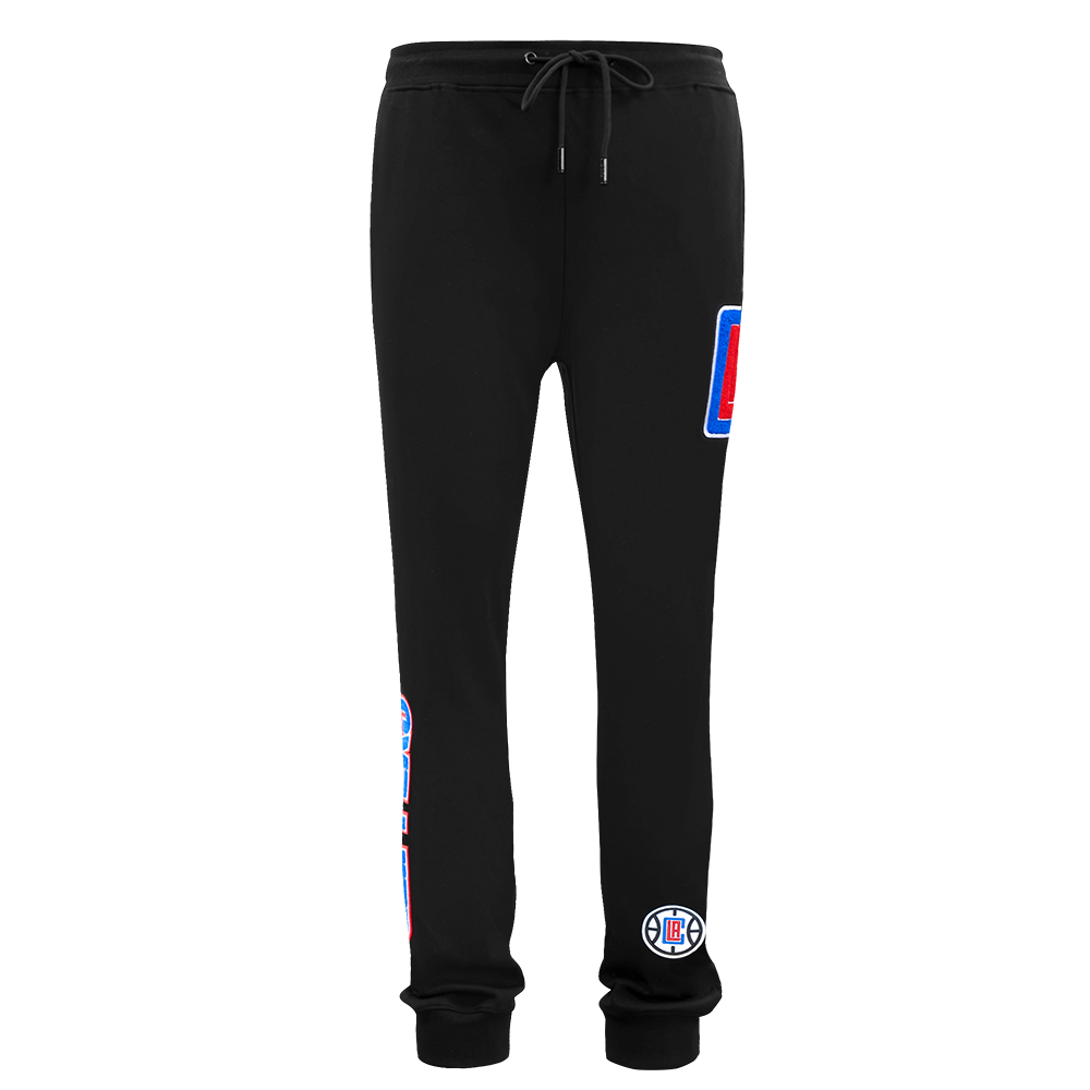 NBA LOS ANGELES CLIPPERS CLASSIC CHENILLE MEN'S JOGGER (BLACK)
