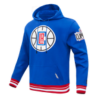 NBA LOS ANGELES CLIPPERS RETRO CLASSIC MEN'S PO HOODIE (ROYAL BLUE/RED)