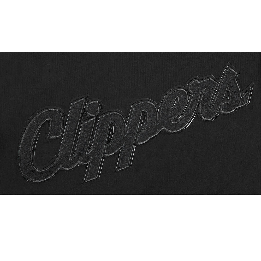 NBA LOS ANGELES CLIPPERS TRIPLE BLACK BIG BOY'S SS TEE (BLACK)
