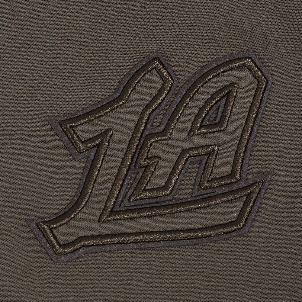 NBA LOS ANGELES CLIPPERS NEUTRAL BIG BOY'S FLC PO HOODIE (DARK TAUPE)