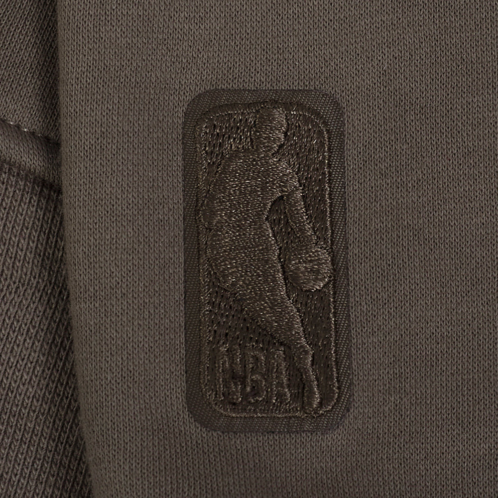 NBA LOS ANGELES CLIPPERS NEUTRAL BIG BOY'S FLC PO HOODIE (DARK TAUPE)