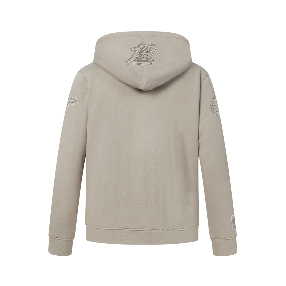 NBA LOS ANGELES CLIPPERS NEUTRAL BIG BOY'S FLC PO HOODIE (TAUPE)