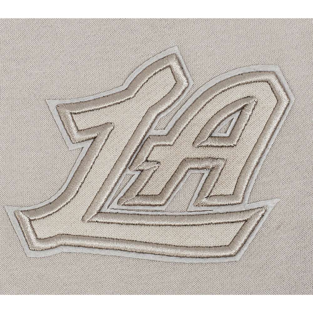 NBA LOS ANGELES CLIPPERS NEUTRAL BIG BOY'S FLC PO HOODIE (TAUPE)