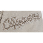 NBA LOS ANGELES CLIPPERS NEUTRAL BIG BOY'S FLC PO HOODIE (TAUPE)