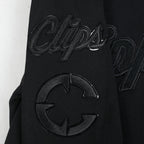 NBA LOS ANGELES CLIPPERS TRIPLE BLACK BIG BOY'S FLC PO HOODIE (BLACK)