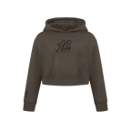 NBA LOS ANGELES CLIPPERS NEUTRAL CHANDAIL À CAPUCHON EN MOLLETON POUR FILLE JUNIOR (TAUPE FONCÉ)