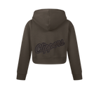 NBA LOS ANGELES CLIPPERS NEUTRAL CHANDAIL À CAPUCHON EN MOLLETON POUR FILLE JUNIOR (TAUPE FONCÉ)