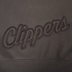 NBA LOS ANGELES CLIPPERS NEUTRAL CHANDAIL À CAPUCHON EN MOLLETON POUR FILLE JUNIOR (TAUPE FONCÉ)