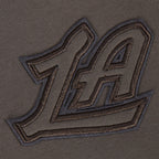NBA LOS ANGELES CLIPPERS NEUTRAL CHANDAIL À CAPUCHON EN MOLLETON POUR FILLE JUNIOR (TAUPE FONCÉ)