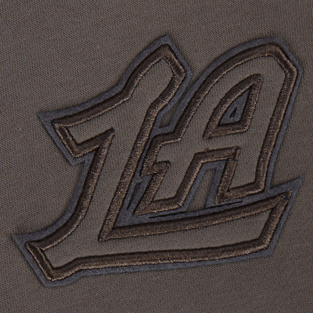 NBA LOS ANGELES CLIPPERS NEUTRAL CHANDAIL À CAPUCHON EN MOLLETON POUR FILLE JUNIOR (TAUPE FONCÉ)