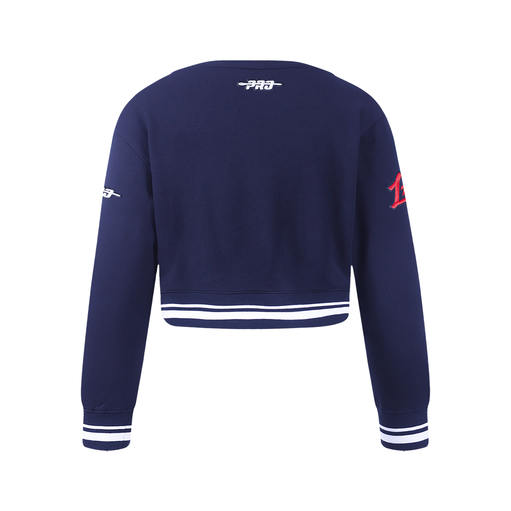 NBA LOS ANGELES CLIPPERS RETRO CLASSIC CHANDAIL À COL ROND EN MOLLETON CÔTELÉ POUR FILLE JUNIOR (MARINE MINUIT)