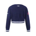NBA LOS ANGELES CLIPPERS RETRO CLASSIC CHANDAIL À COL ROND EN MOLLETON CÔTELÉ POUR FILLE JUNIOR (MARINE MINUIT)