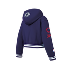 NBA LOS ANGELES CLIPPERS RETRO CLASSIC BIG GIRL'S RIB FLC PO HOODIE (MIDNIGHT NAVY)