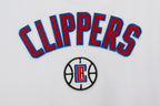 NBA LOS ANGELES CLIPPERS CLASSIC WOMEN'S FLEECE CREWNECK (WHITE)