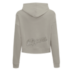 NBA LOS ANGELES CLIPPERS NEUTRAL CHANDAIL À CAPUCHON COURT EN MOLLETON POUR FEMME (TAUPE)