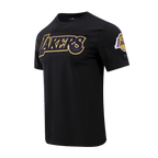 NBA LOS ANGELES LAKERS CLASSIC CHENILLE MEN'S TEE (BLACK)