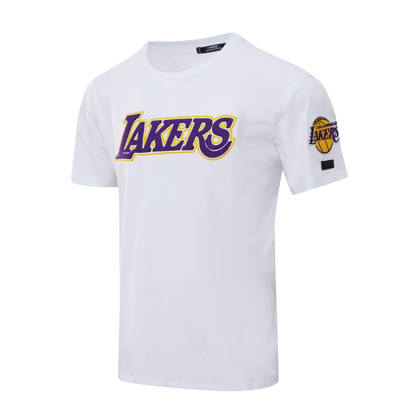 NBA LOS ANGELES LAKERS CLASSIC CHENILLE MEN'S TEE (WHITE)