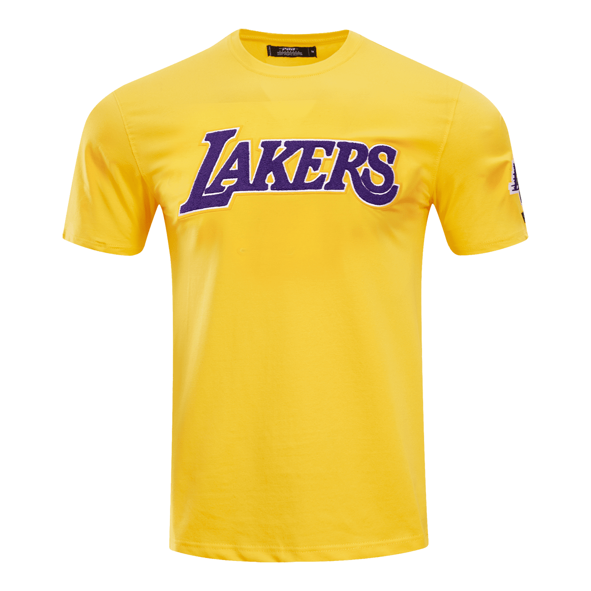 NBA LOS ANGELES LAKERS CLASSIC CHENILLE MEN'S TEE (YELLOW)