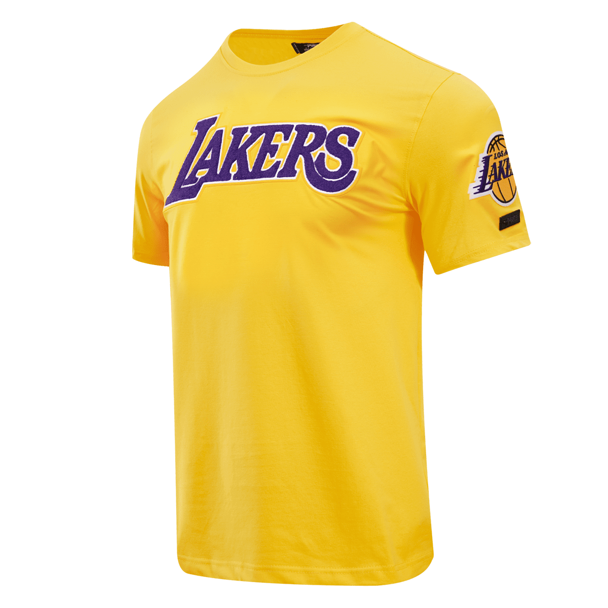 NBA LOS ANGELES LAKERS CLASSIC CHENILLE MEN'S TEE (YELLOW)