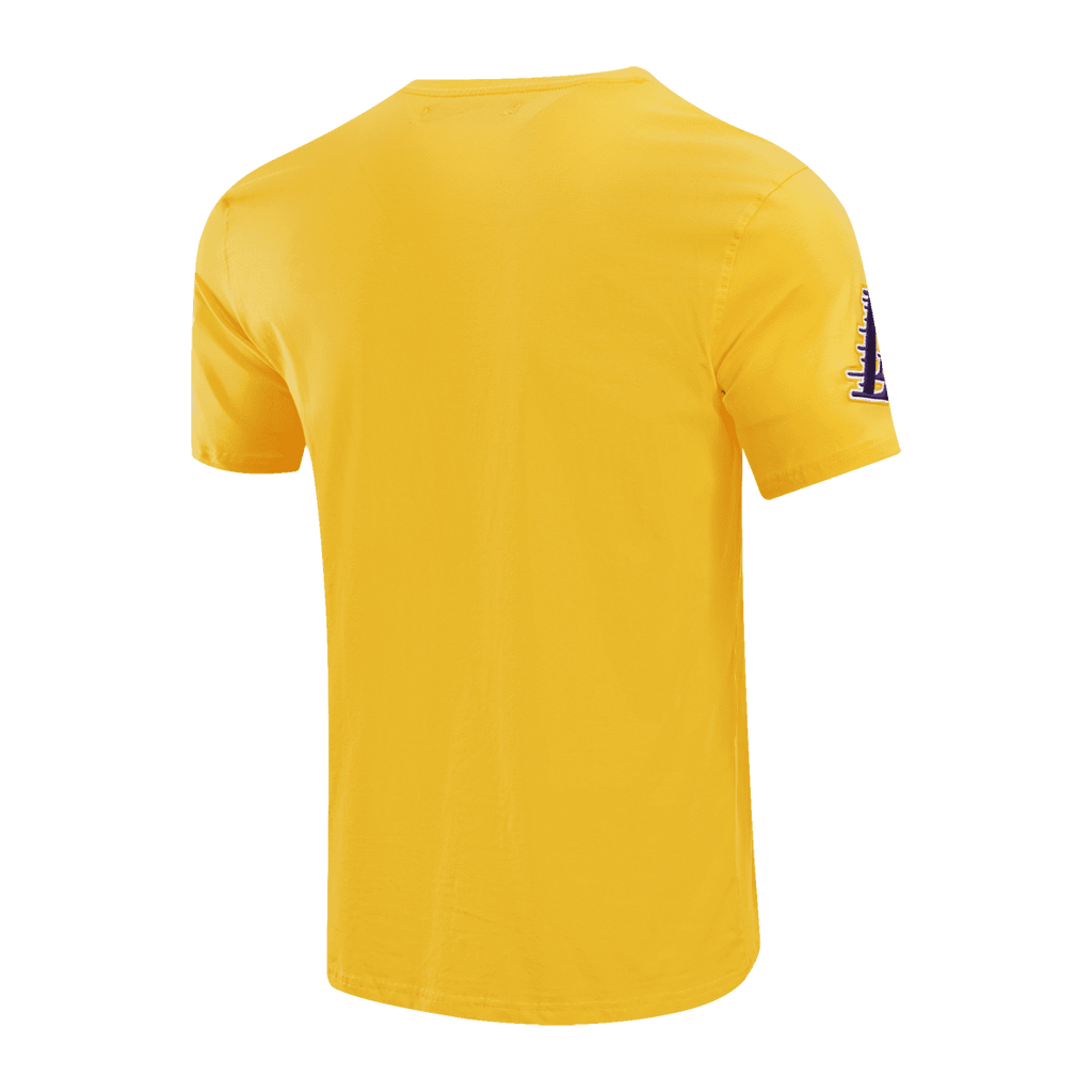 NBA LOS ANGELES LAKERS CLASSIC CHENILLE MEN'S TEE (YELLOW)