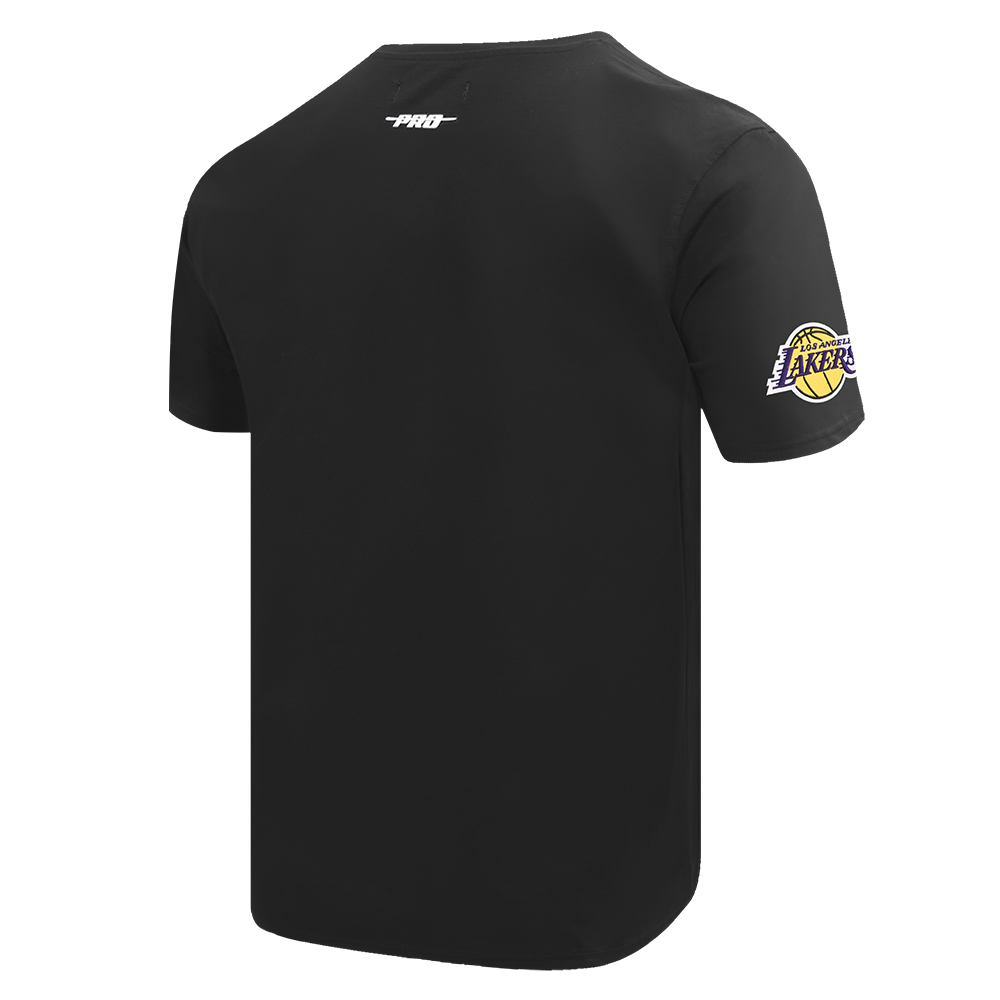 NBA LOS ANGELES LAKERS SCRIPT TAIL T-SHIRT POUR HOMME (NOIR)