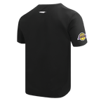 NBA LOS ANGELES LAKERS SCRIPT TAIL T-SHIRT POUR HOMME (NOIR)