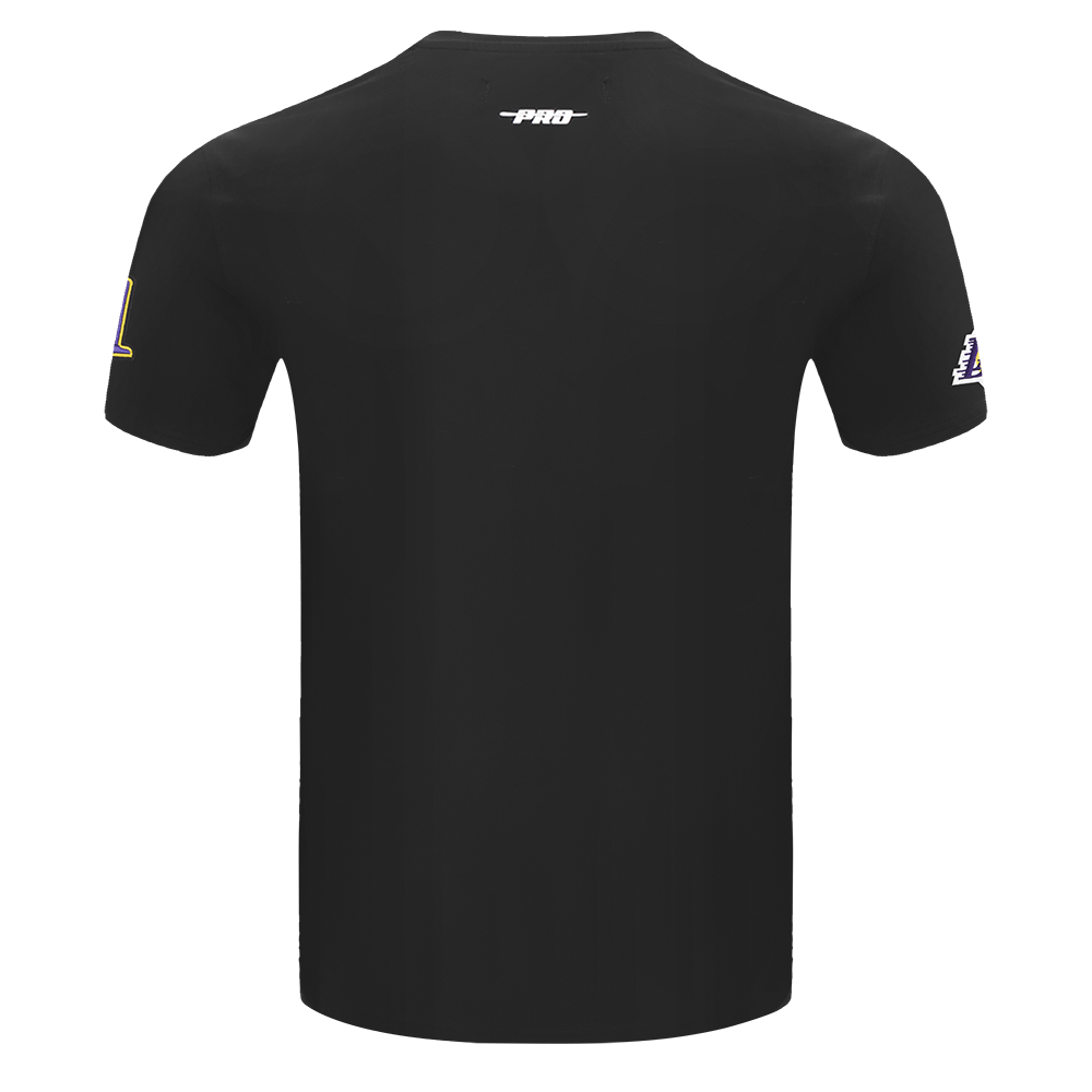 NBA LOS ANGELES LAKERS SCRIPT TAIL T-SHIRT POUR HOMME (NOIR)