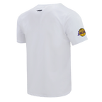 NBA LOS ANGELES LAKERS SCRIPT TAIL T-SHIRT POUR HOMME (BLANC)