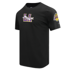 NBA LOS ANGELES LAKERS TEAM PENNANTS T-SHIRT POUR HOMME (NOIR)