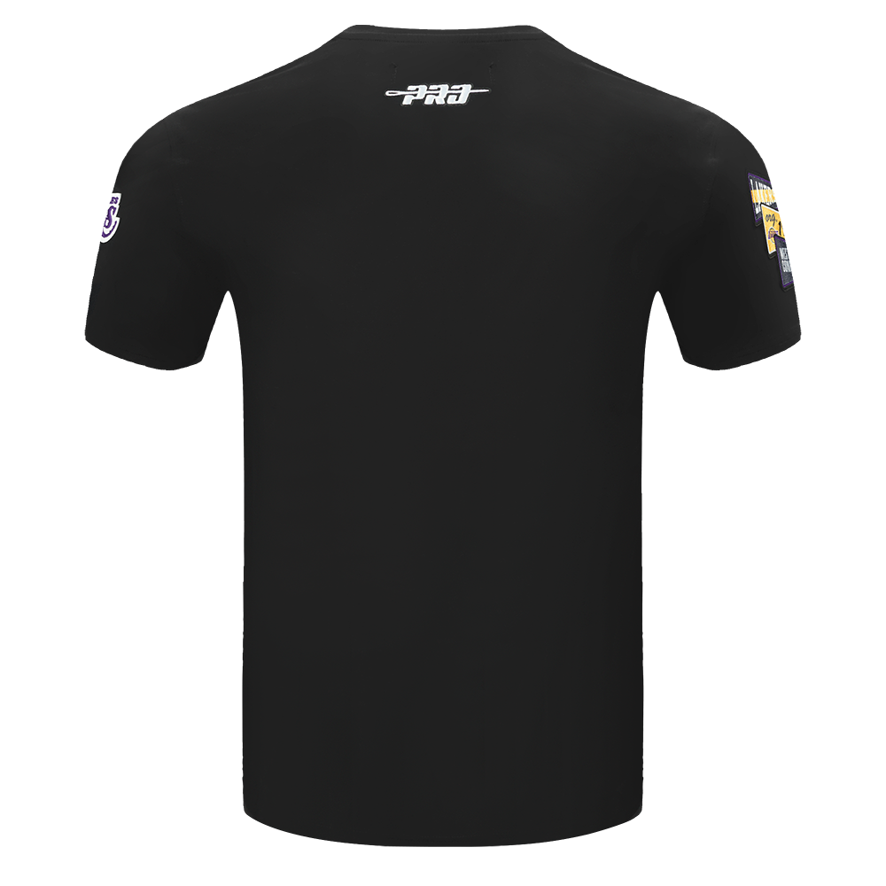 NBA LOS ANGELES LAKERS TEAM PENNANTS T-SHIRT POUR HOMME (NOIR)