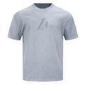 NBA LOS ANGELES LAKERS REVERSE FRENCH TERRY MEN'S CJ DROP SHOULDER TEE (DARK HEATHER GRAY)