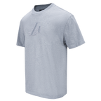NBA LOS ANGELES LAKERS REVERSE FRENCH TERRY MEN'S CJ DROP SHOULDER TEE (DARK HEATHER GRAY)