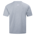 NBA LOS ANGELES LAKERS REVERSE FRENCH TERRY MEN'S CJ DROP SHOULDER TEE (DARK HEATHER GRAY)
