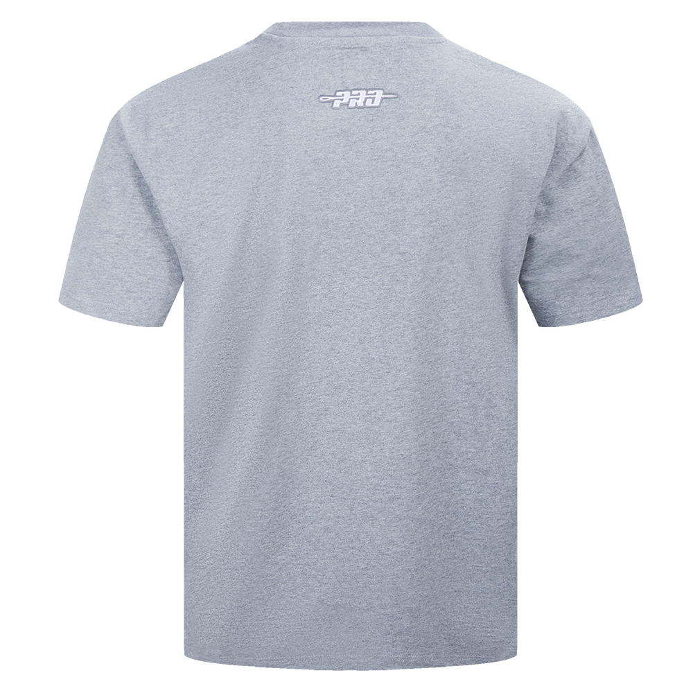 NBA LOS ANGELES LAKERS REVERSE FRENCH TERRY MEN'S CJ DROP SHOULDER TEE (DARK HEATHER GRAY)