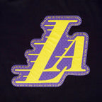 NBA LOS ANGELES LAKERS DIY PICK STITCH MEN'S SINGLE JERSEY TEE (BLACK)