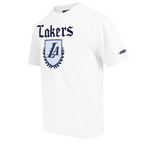 NBA LOS ANGELES LAKERS COUNTRY CLUB MEN'S COTTON JERSEY DROP SHOULDER TEE (WHITE)
