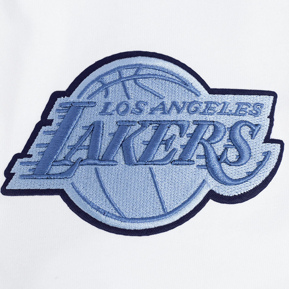 NBA LOS ANGELES LAKERS COUNTRY CLUB MEN'S COTTON JERSEY DROP SHOULDER TEE (WHITE)