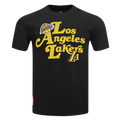 NBA LOS ANGELES LAKERS SOUVENIR T-SHIRT EN JERSEY SIMPLE POUR HOMME (NOIR)