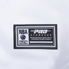 NBA LOS ANGELES LAKERS SOUVENIR MEN'S PRO SS DOUBLE KNIT JACKET  (WHITE/BLACK)
