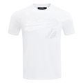 NBA LOS ANGELES LAKERS WHITE OUT MEN'S SINGLE JERSEY TEE (WHITE)