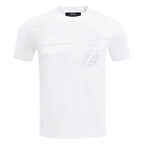NBA LOS ANGELES LAKERS WHITE OUT MEN'S SINGLE JERSEY TEE (WHITE)