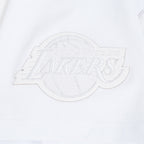 NBA LOS ANGELES LAKERS WHITE OUT MEN'S SINGLE JERSEY TEE (WHITE)