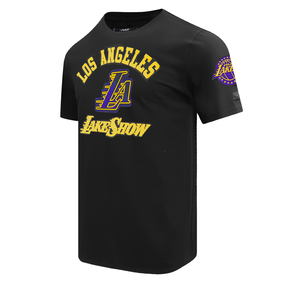 NBA LOS ANGELES LAKERS CITY EDITION 24-25 MEN'S  TEE (BLACK)